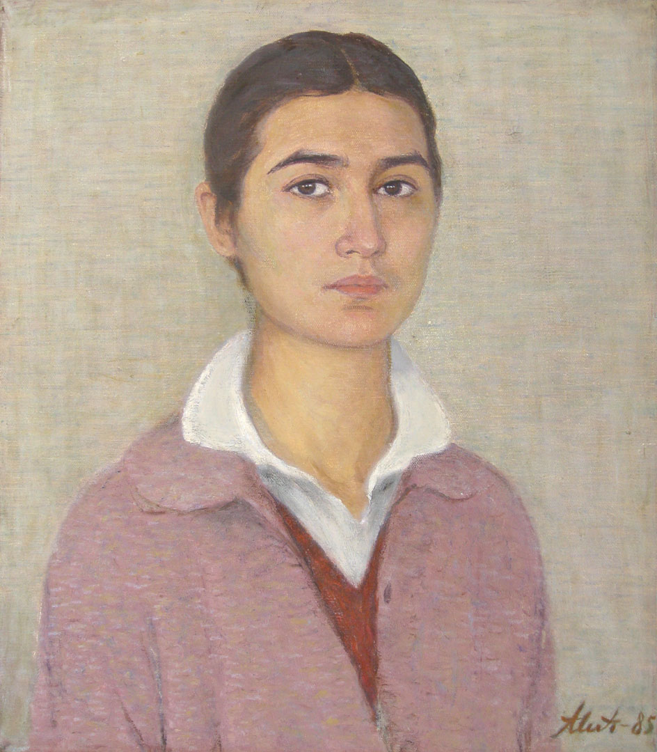 Портрет студентки (Мария). 1985. Portrait d'une étudiante (Marie)