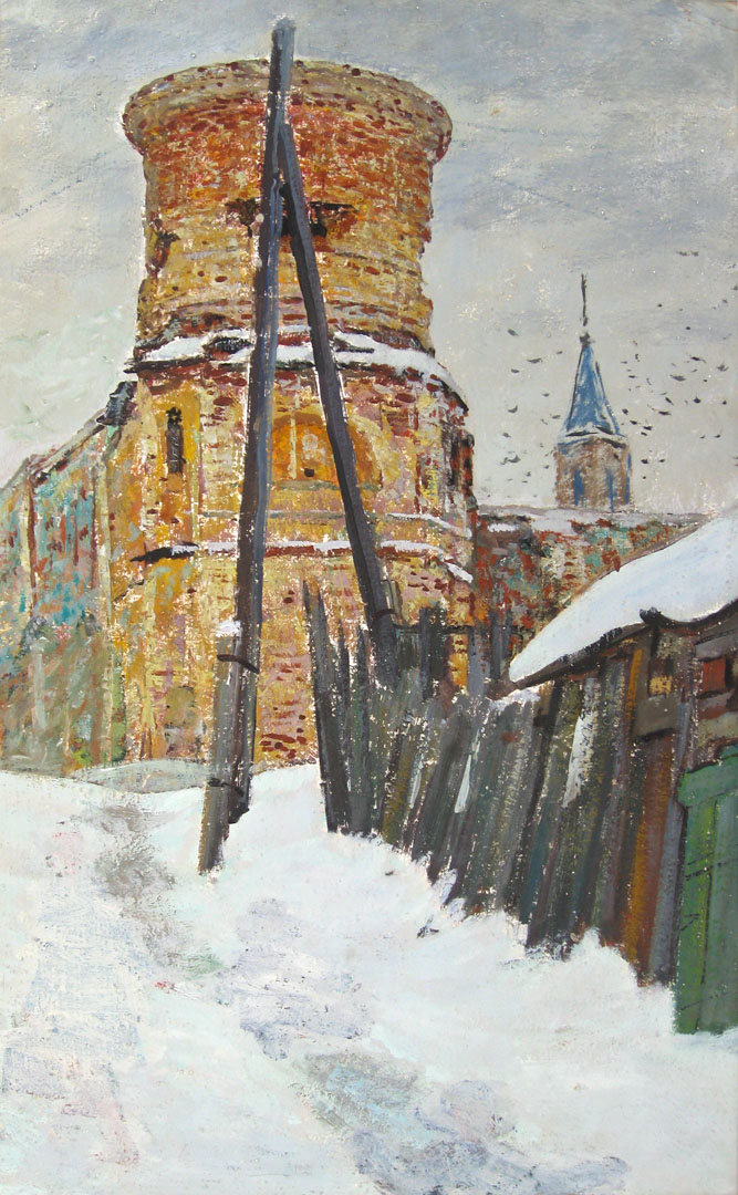 Торжок. Башня монастыря (1968) Torjok. Tour du monastère