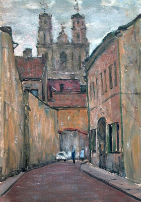 Вильнюс. Старая улица • Vilnius. Ancienne ruelle (1977)