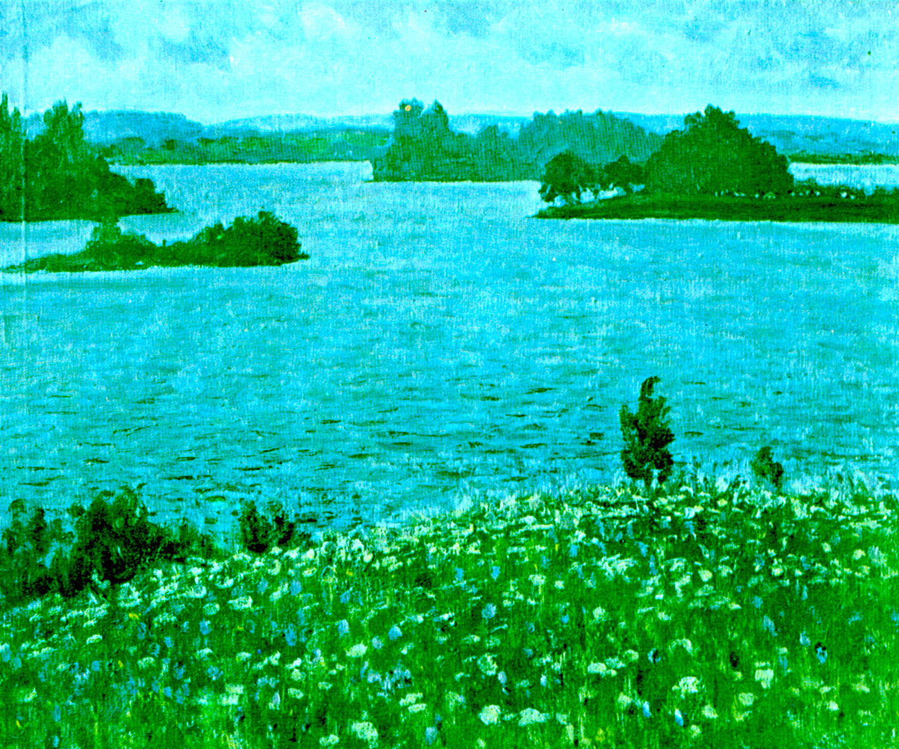 Вологодский пейзаж. 1984. Paysage de la region de Vologda