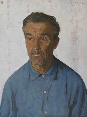  ( ..)  Sylviculteur (Portrait de V.G.Vereuvkin) (1976)